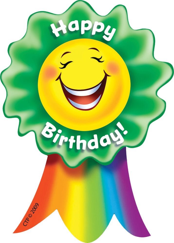 Creative Teaching Press Happy Birthday! Smiling Ribbon Rewards 8-1/2 X 11 in - Image 1